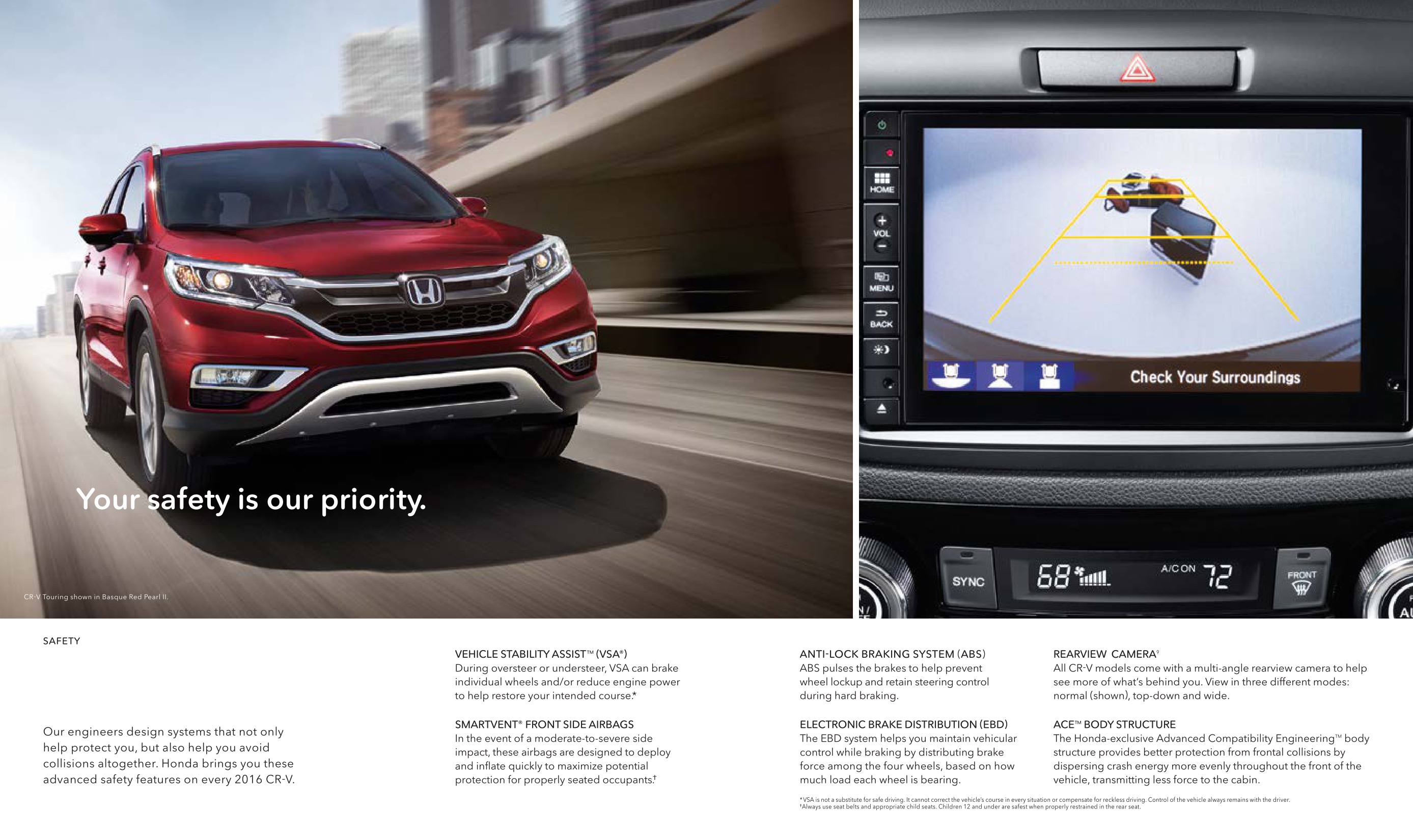 2016 Honda CR-V Brochure Page 10